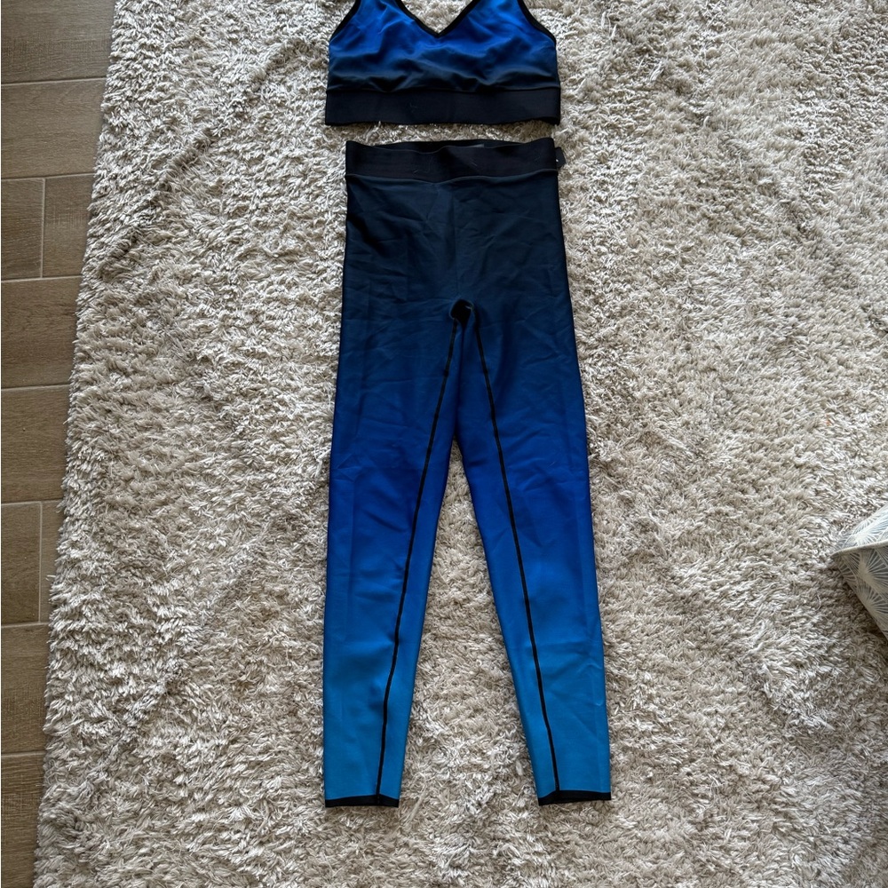 Blue Ombre Activewear Set